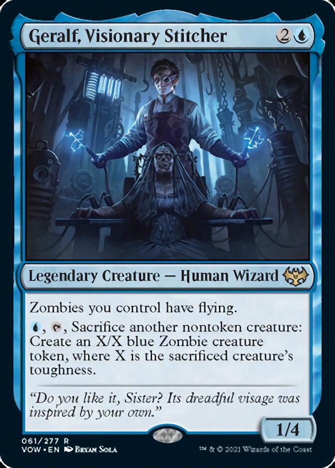 Geralf, Visionary Stitcher [Innistrad: Crimson Vow] | Gamer Loot