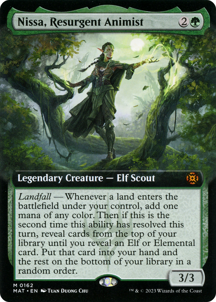 Nissa, Resurgent Animist (Extended Art) [March of the Machine: The Aftermath] | Gamer Loot