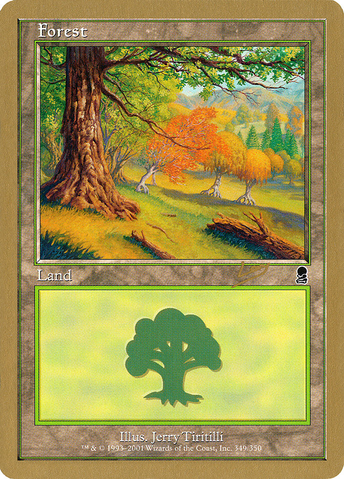 Forest (349) (Raphael Levy) [World Championship Decks 2002] | Gamer Loot