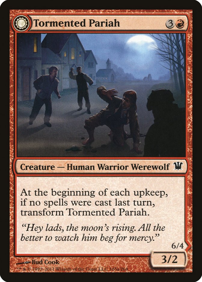 Tormented Pariah // Rampaging Werewolf [Innistrad] | Gamer Loot