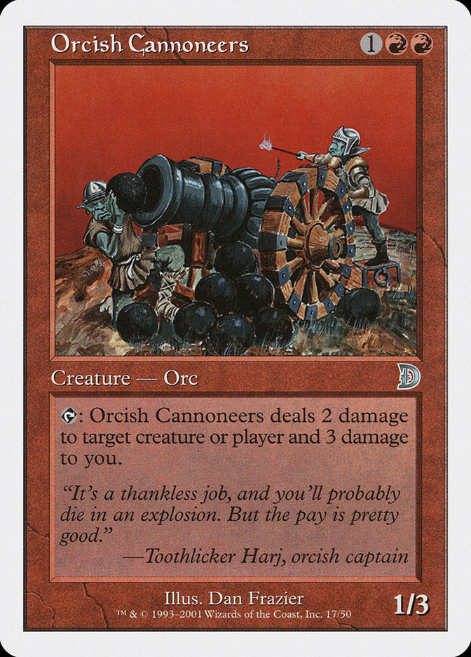 Orcish Cannoneers [Deckmasters] | Gamer Loot