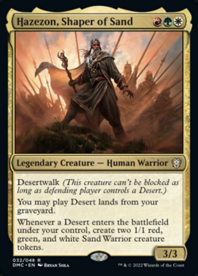 Hazezon, Shaper of Sand [Dominaria United Commander] | Gamer Loot