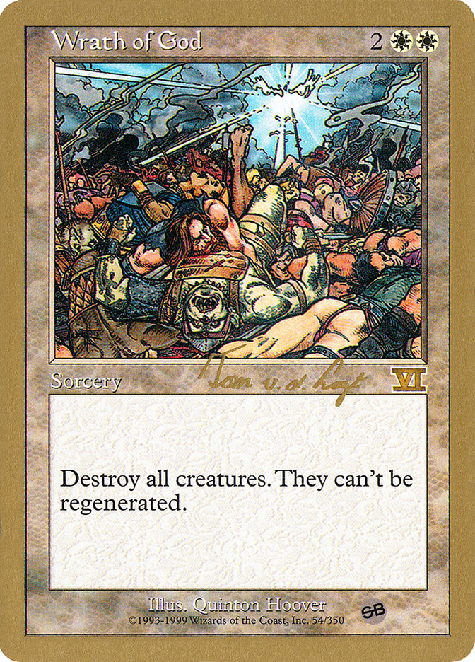 Wrath of God (Tom van de Logt) (SB) [World Championship Decks 2000] | Gamer Loot