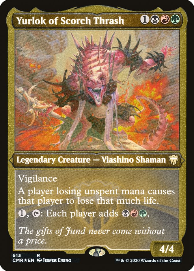 Yurlok of Scorch Thrash (Etched) [Commander Legends] | Gamer Loot