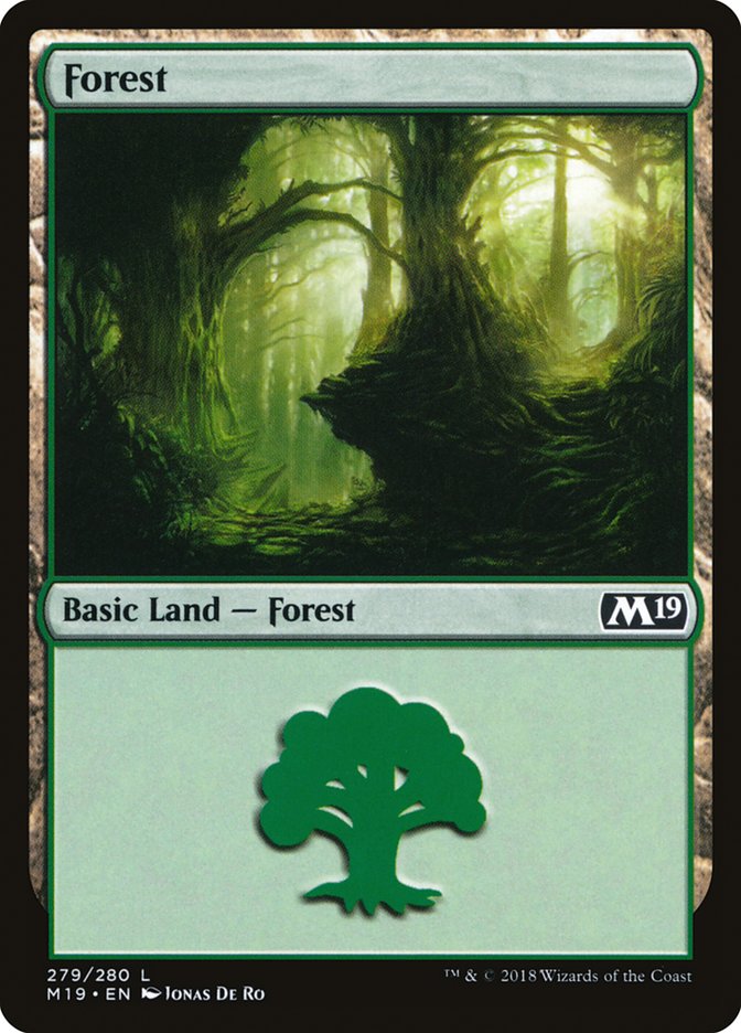 Forest (279) [Core Set 2019] | Gamer Loot