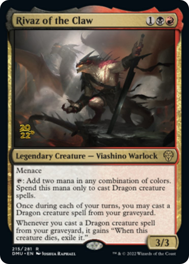 Rivaz of the Claw [Dominaria United Prerelease Promos] | Gamer Loot