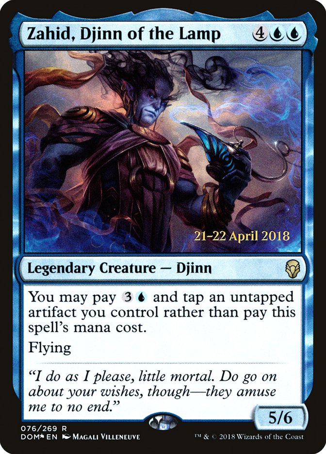 Zahid, Djinn of the Lamp  [Dominaria Prerelease Promos] | Gamer Loot