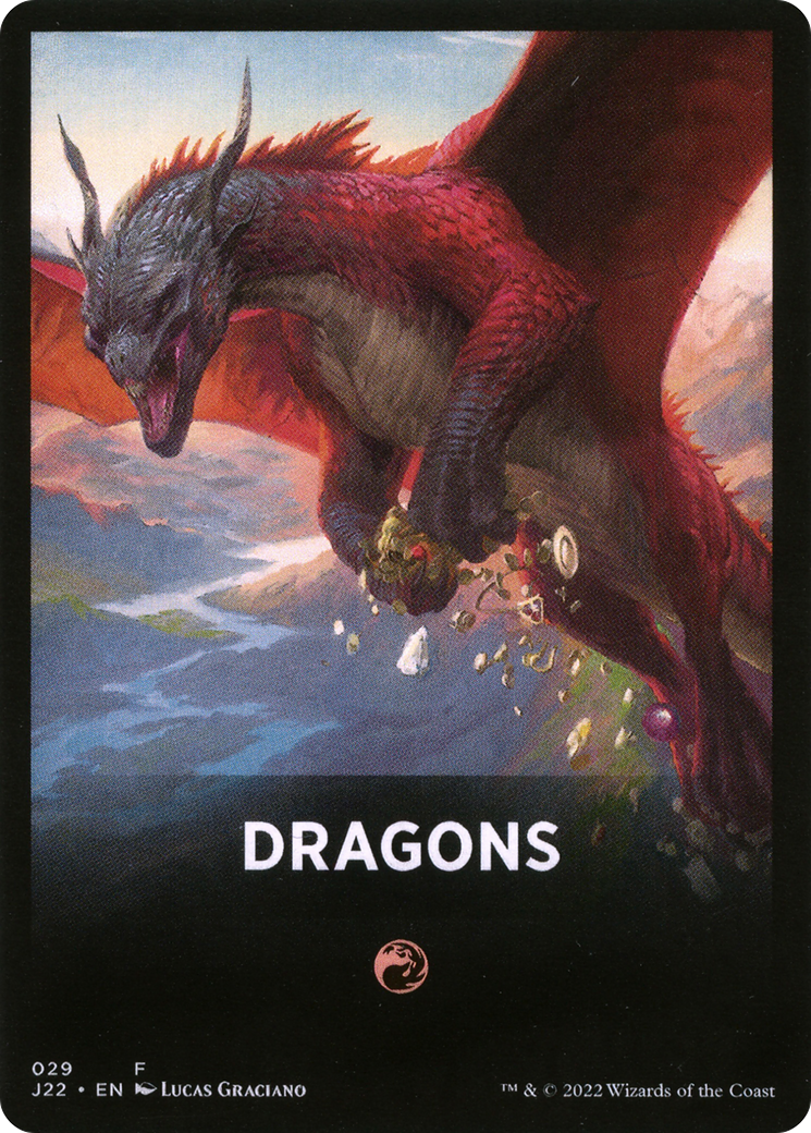 Dragons Theme Card [Jumpstart 2022 Front Cards] | Gamer Loot