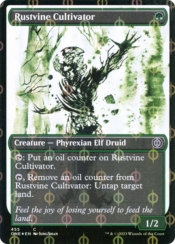 Rustvine Cultivator (Showcase Ichor Step-and-Compleat Foil) [Phyrexia: All Will Be One] | Gamer Loot