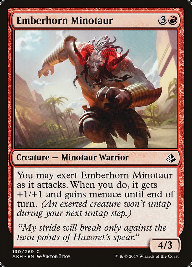 Emberhorn Minotaur [Amonkhet] | Gamer Loot