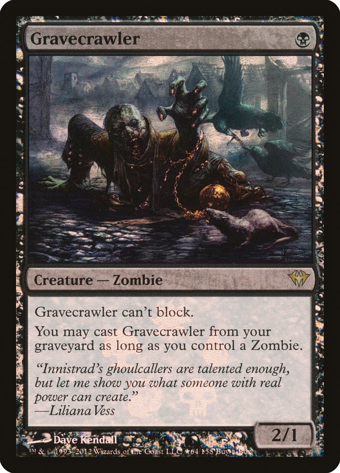 Gravecrawler (Buy-A-Box) [Dark Ascension Promos] | Gamer Loot