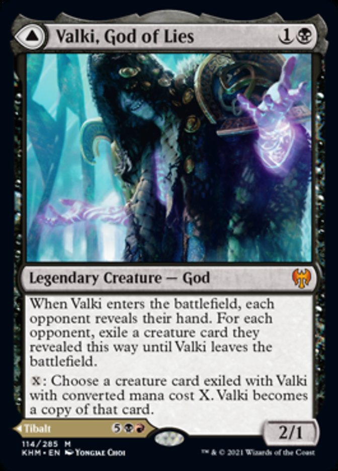 Valki, God of Lies // Tibalt, Cosmic Impostor [Kaldheim] | Gamer Loot