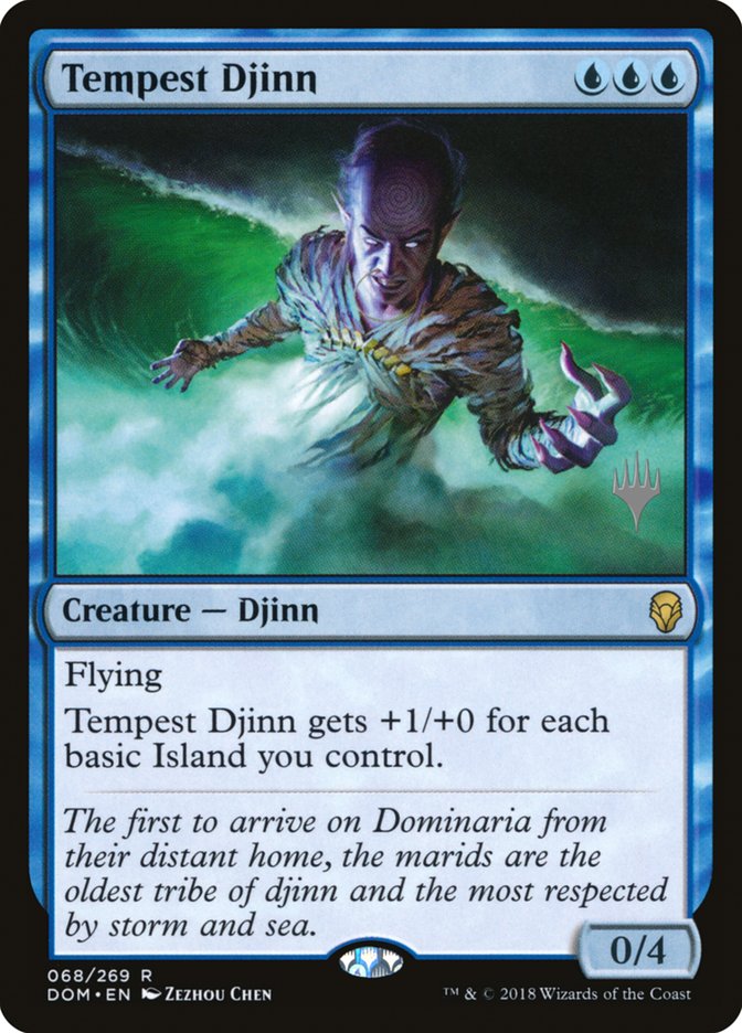 Tempest Djinn (Promo Pack) [Dominaria Promos] | Gamer Loot