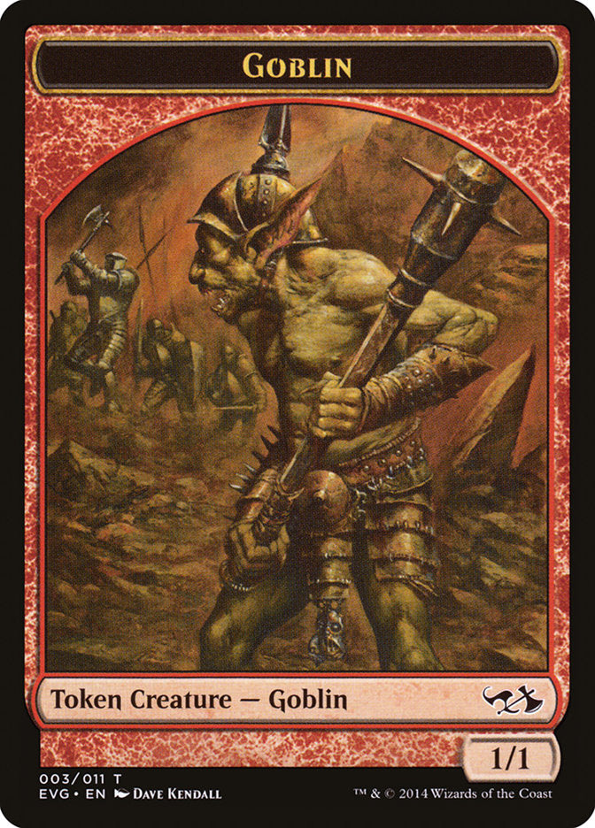 Goblin Token (Elves vs. Goblins) [Duel Decks Anthology Tokens] | Gamer Loot