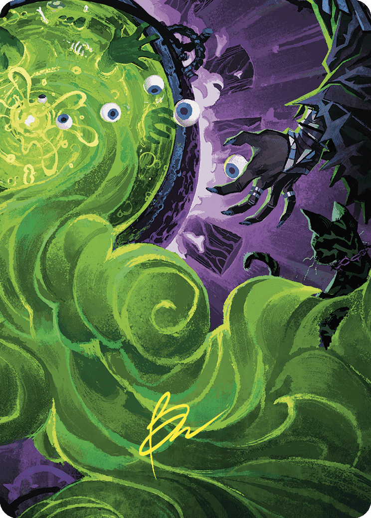 Waste Not Art Card (Gold-Stamped Signature) [Wilds of Eldraine Art Series] | Gamer Loot