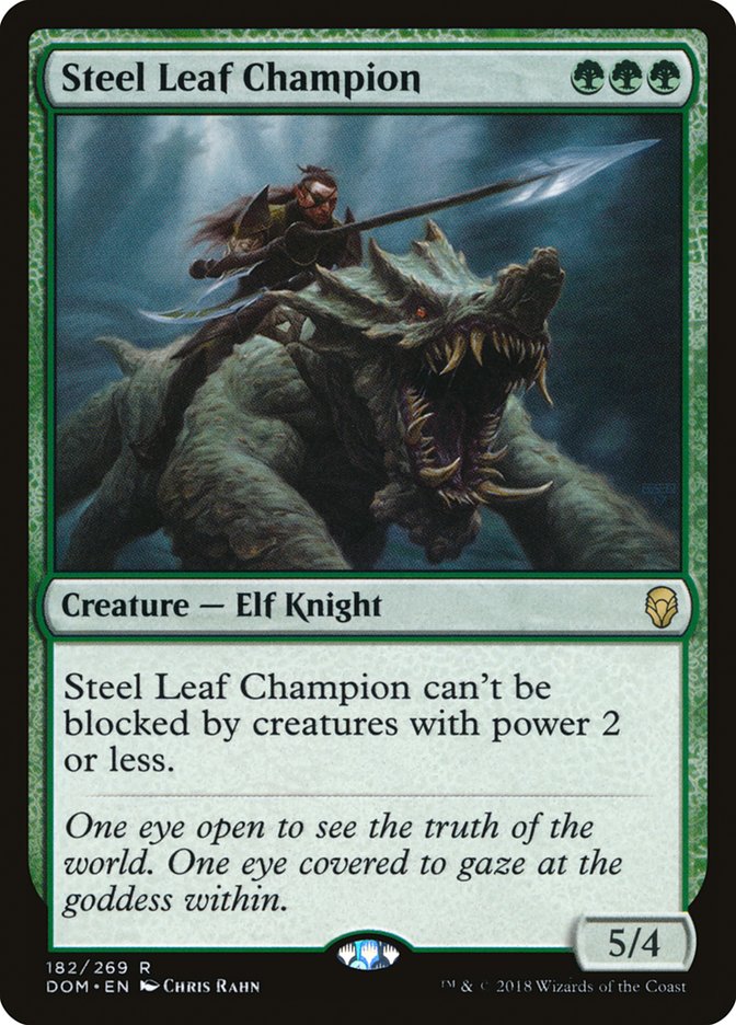 Steel Leaf Champion [Dominaria] | Gamer Loot