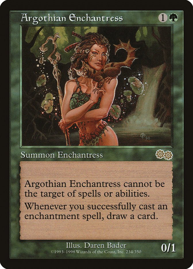 Argothian Enchantress [Urza's Saga] | Gamer Loot