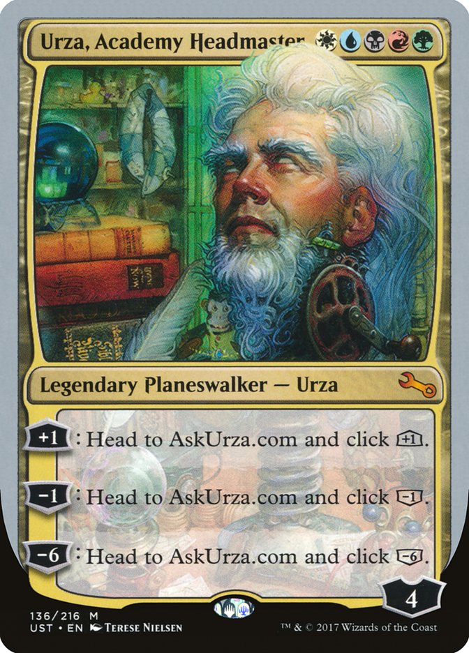 Urza, Academy Headmaster [Unstable] | Gamer Loot