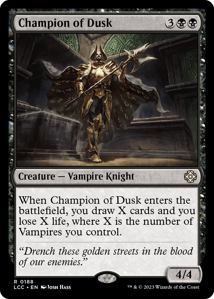 Champion of Dusk [The Lost Caverns of Ixalan Commander] | Gamer Loot