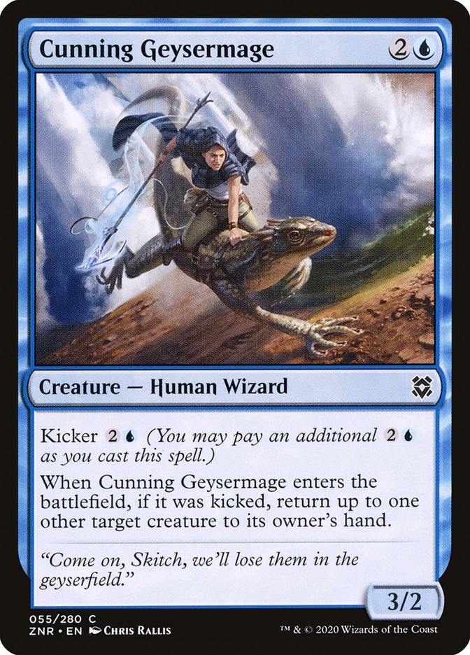 Cunning Geysermage [Zendikar Rising] | Gamer Loot