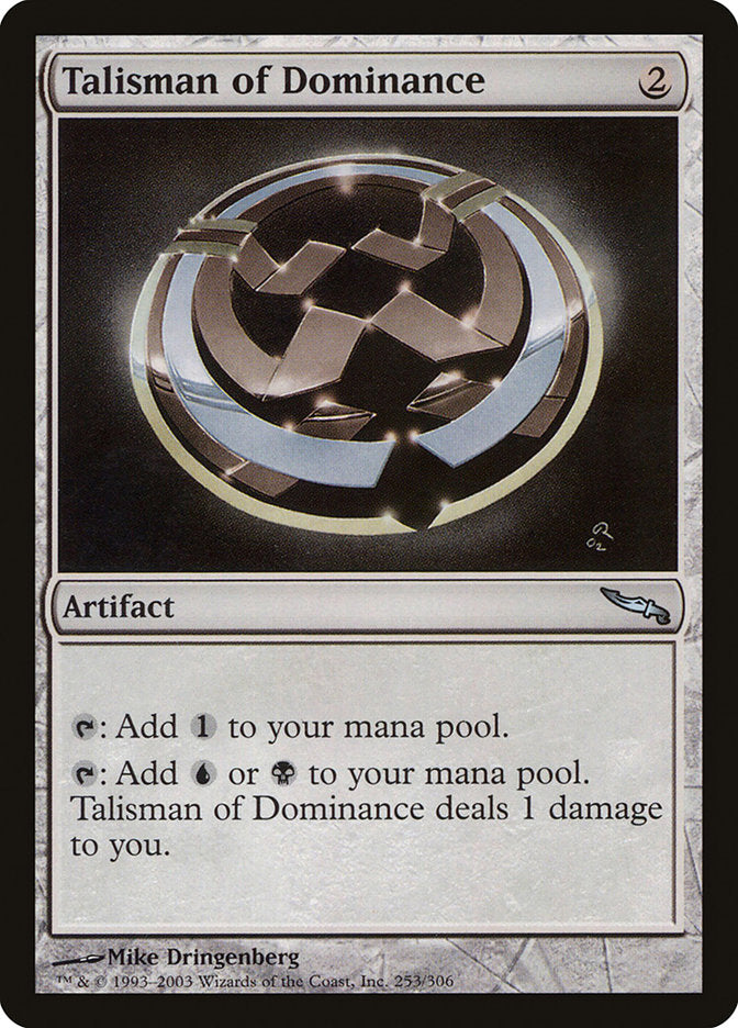 Talisman of Dominance [Mirrodin] | Gamer Loot