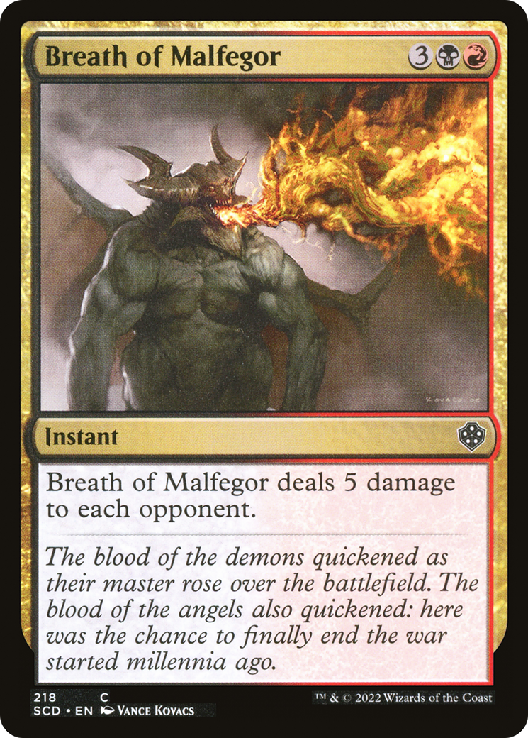 Breath of Malfegor [Starter Commander Decks] | Gamer Loot