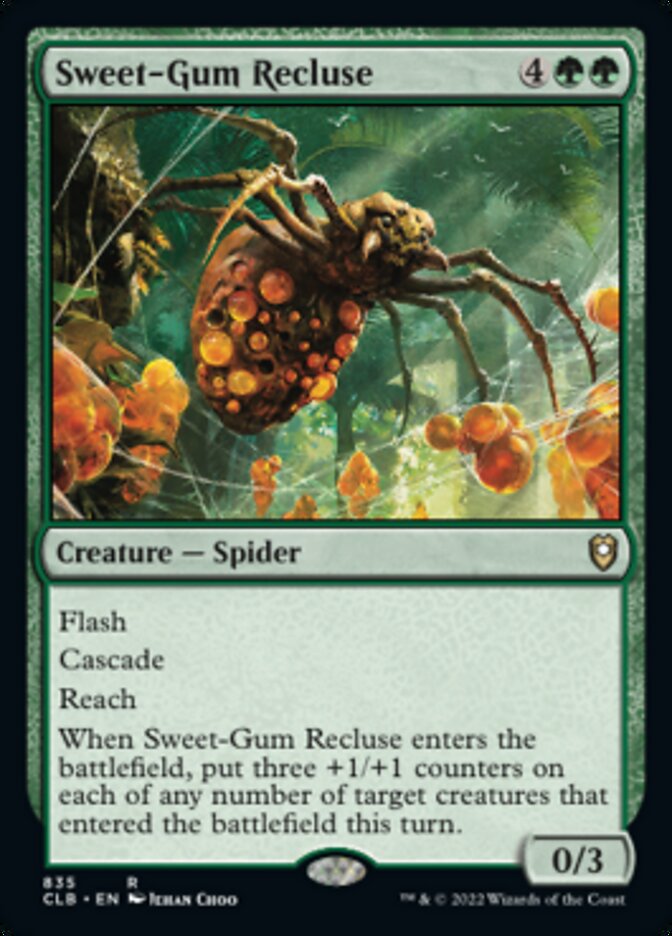 Sweet-Gum Recluse [Commander Legends: Battle for Baldur's Gate] | Gamer Loot