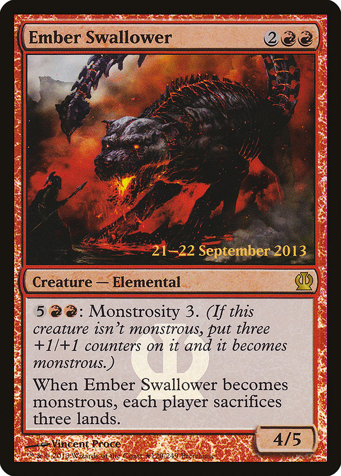 Ember Swallower  [Theros Prerelease Promos] | Gamer Loot