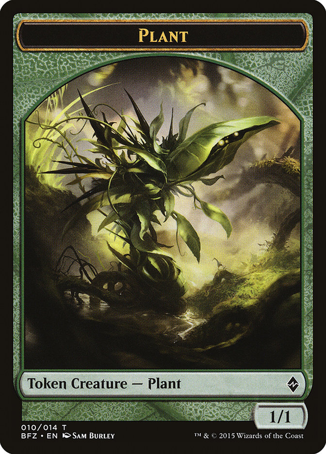 Plant [Battle for Zendikar Tokens] | Gamer Loot