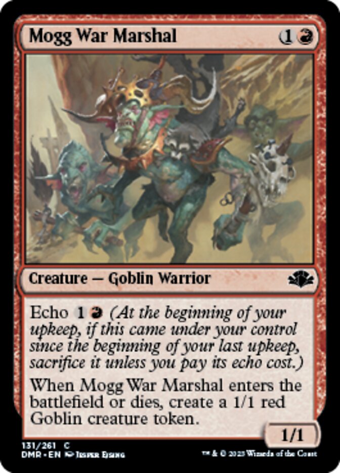 Mogg War Marshal [Dominaria Remastered] | Gamer Loot