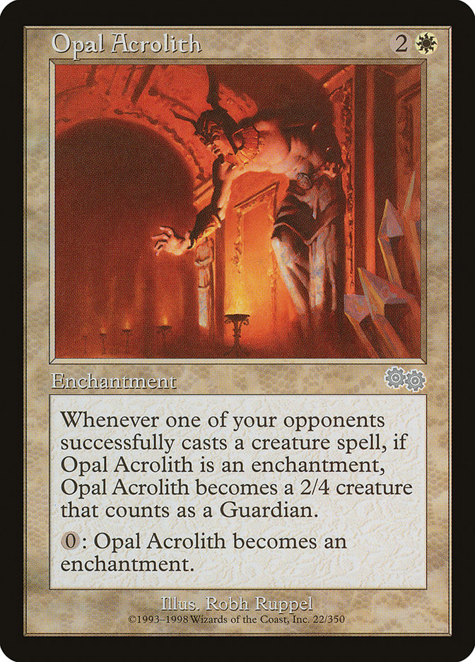 Opal Acrolith [Urza's Saga] | Gamer Loot