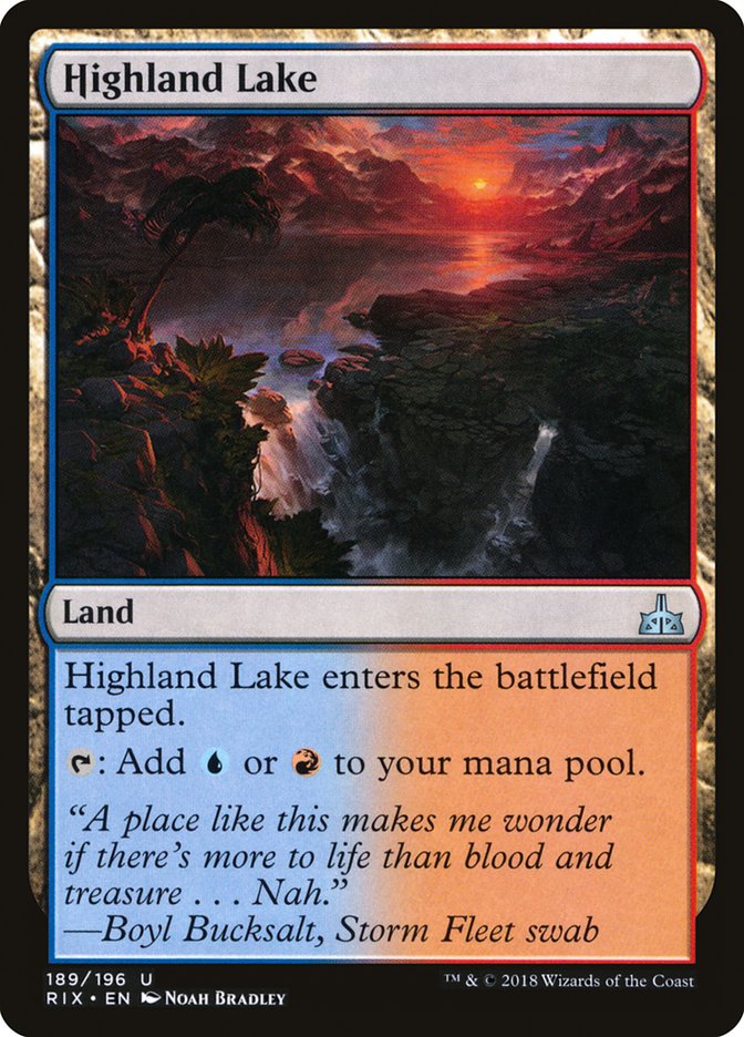 Highland Lake [Rivals of Ixalan] | Gamer Loot