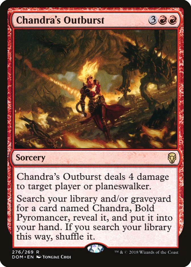 Chandra's Outburst [Dominaria] | Gamer Loot