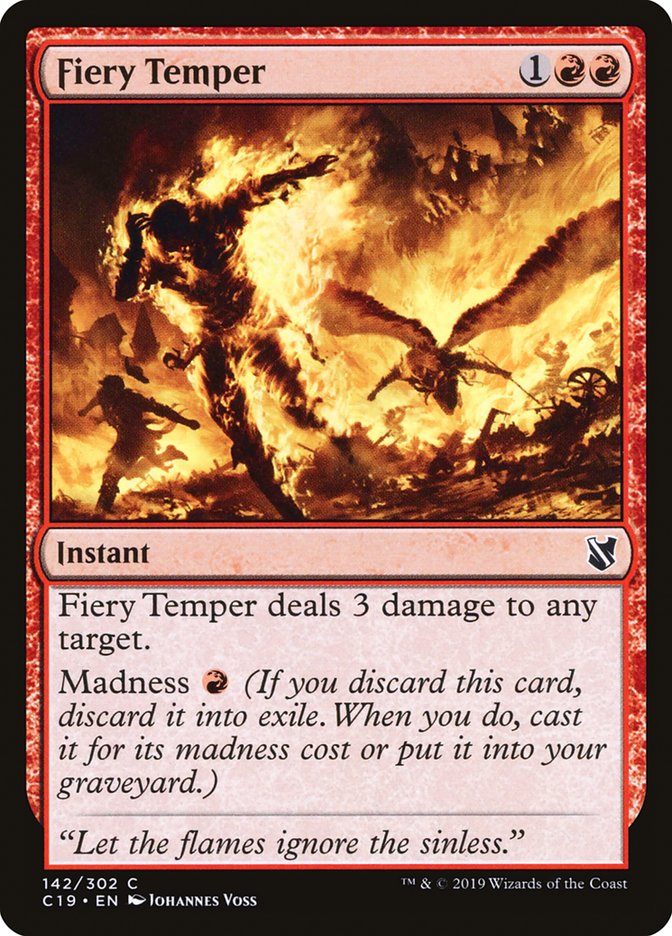 Fiery Temper [Commander 2019] | Gamer Loot