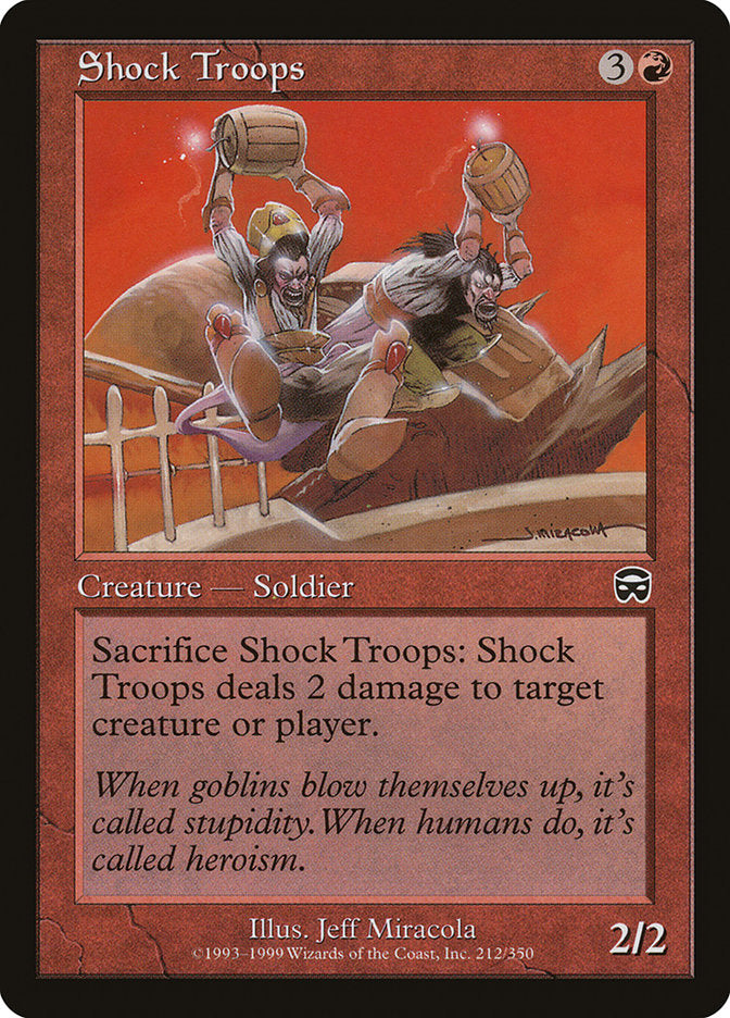 Shock Troops [Mercadian Masques] | Gamer Loot