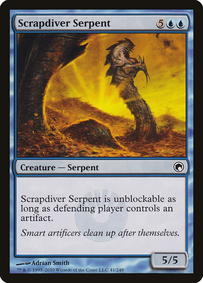 Scrapdiver Serpent [Scars of Mirrodin] | Gamer Loot