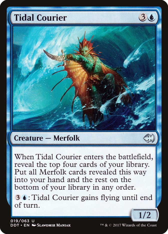 Tidal Courier [Duel Decks: Merfolk vs. Goblins] | Gamer Loot