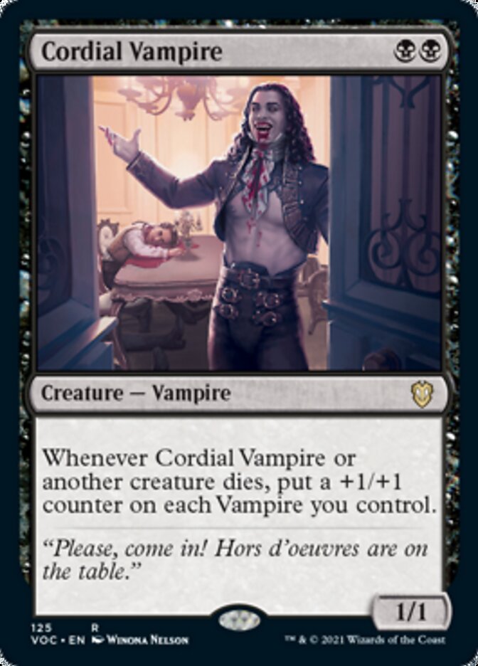 Cordial Vampire [Innistrad: Crimson Vow Commander] | Gamer Loot