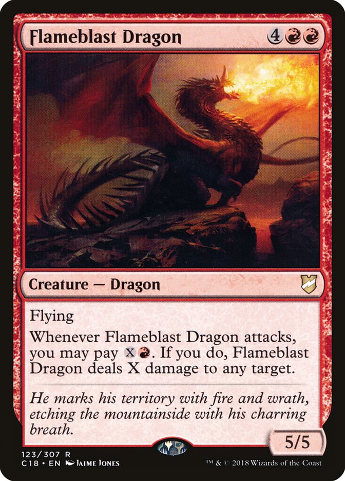 Flameblast Dragon [Commander 2018] | Gamer Loot
