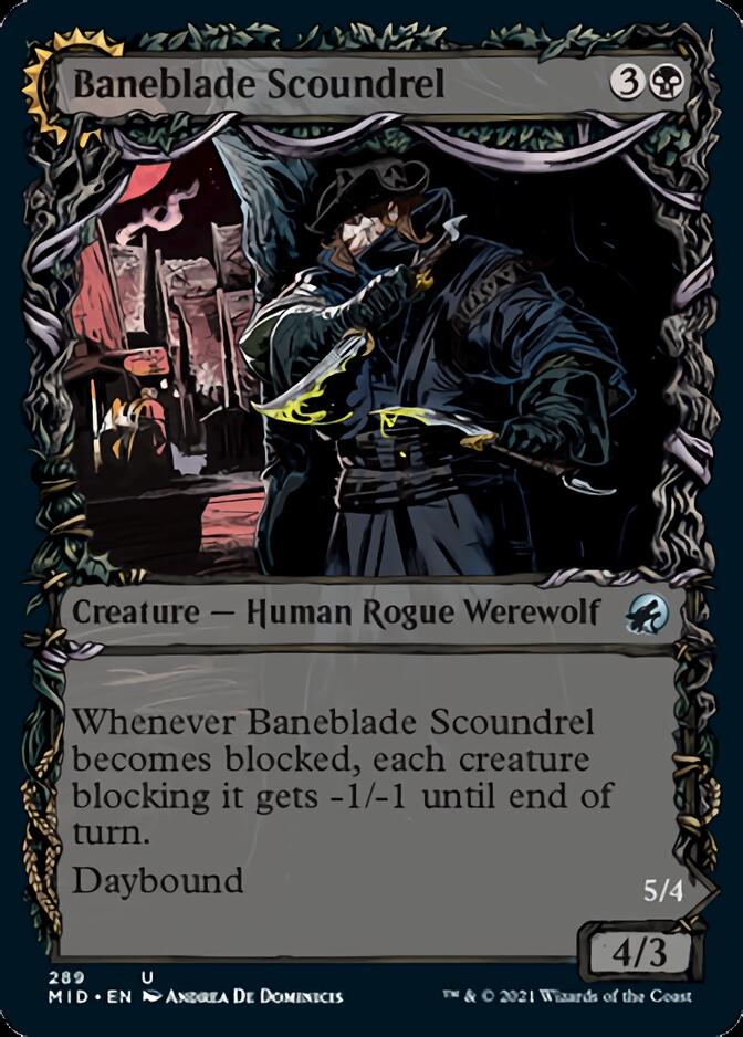 Baneblade Scoundrel // Baneclaw Marauder (Showcase Equinox) [Innistrad: Midnight Hunt] | Gamer Loot