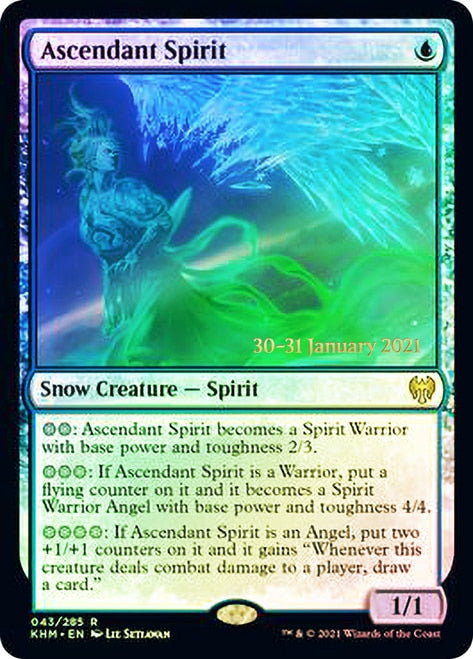 Ascendant Spirit [Kaldheim Prerelease Promos] | Gamer Loot