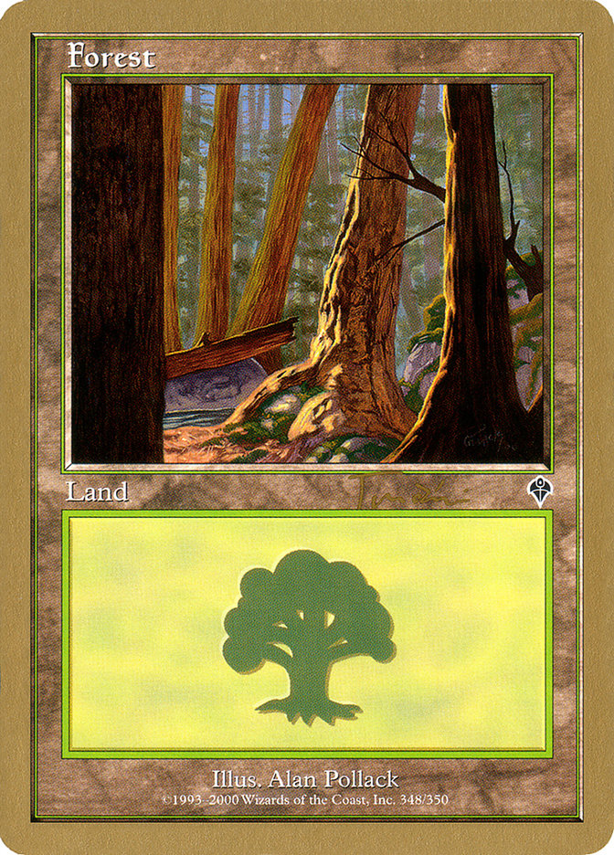 Forest (jt348a) (Jan Tomcani) [World Championship Decks 2001] | Gamer Loot