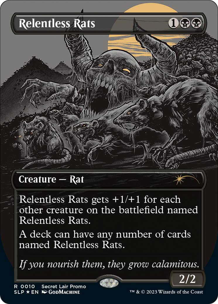 Relentless Rats (Borderless) [Secret Lair Showdown] | Gamer Loot