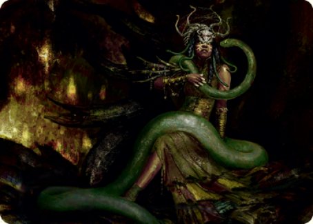 Saryth, the Viper's Fang Art Card [Innistrad: Midnight Hunt Art Series] | Gamer Loot