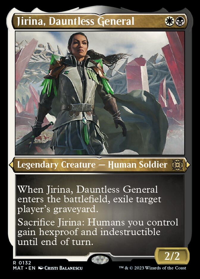 Jirina, Dauntless General (Foil Etched) [March of the Machine: The Aftermath] | Gamer Loot