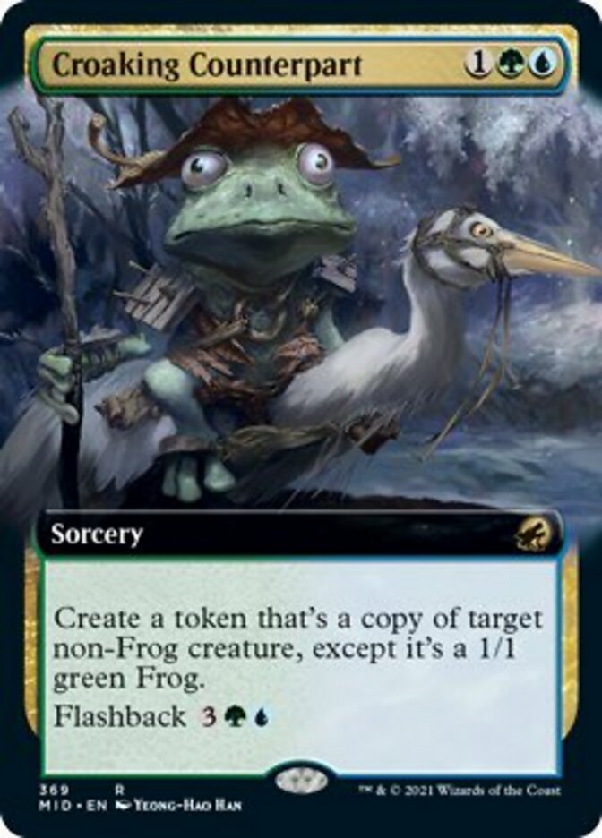 Croaking Counterpart (Extended) [Innistrad: Midnight Hunt] | Gamer Loot