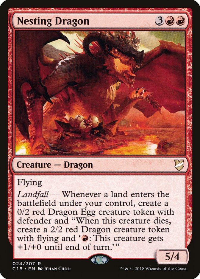 Nesting Dragon [Commander 2018] | Gamer Loot