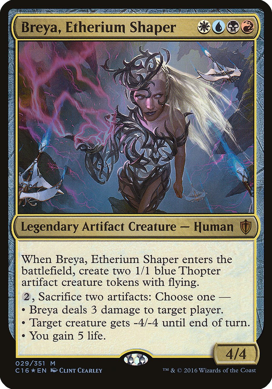 Breya, Etherium Shaper (Oversized) [Commander 2016 Oversized] | Gamer Loot