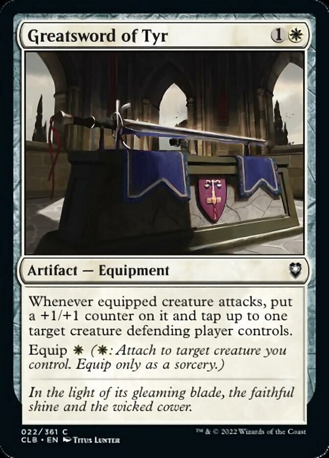 Greatsword of Tyr [Commander Legends: Battle for Baldur's Gate] | Gamer Loot
