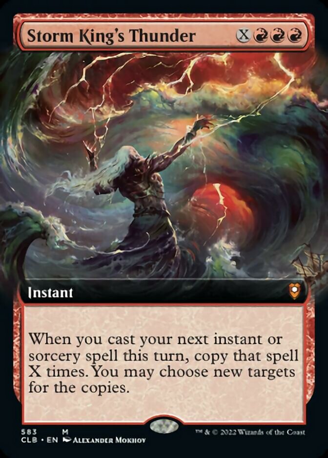 Storm King's Thunder (Extended Art) [Commander Legends: Battle for Baldur's Gate] | Gamer Loot